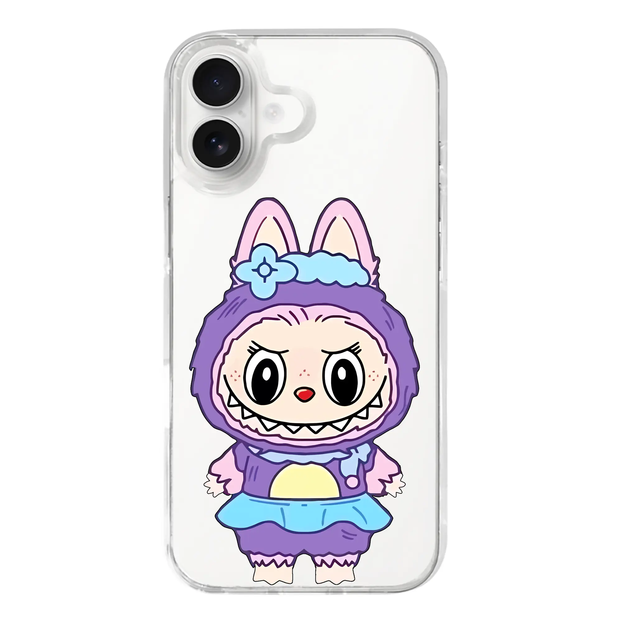 ラブブ グッズ ジモモ - iPhone 17シリーズ 透明スマホケース – 薄型・耐衝撃・精密フィット保護カバー